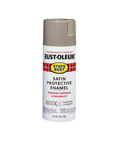 Rust-Oleum 365143 Stops Rust Protective Enamel Paint, Driftwood, 12 Oz