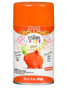 Rust-Oleum 321200 Testors Paint Spray, Crushed Orange