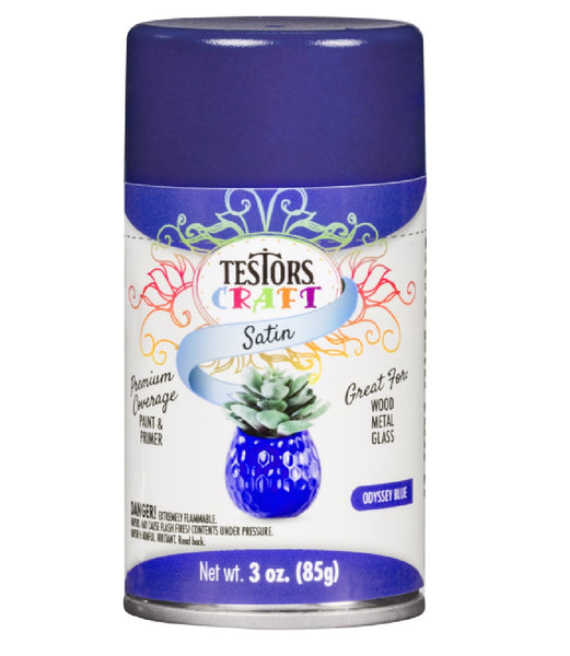 Rust-Oleum 321204 Testors Paint Spray, Odyssey Blue