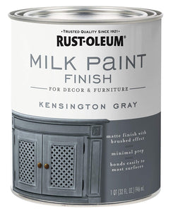 Rust-Oleum 331053 Water-Based Acrylic Milk Paint, 1 Quart