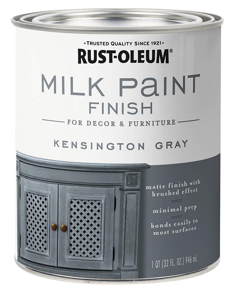 Rust-Oleum 331053 Water-Based Acrylic Milk Paint, 1 Quart