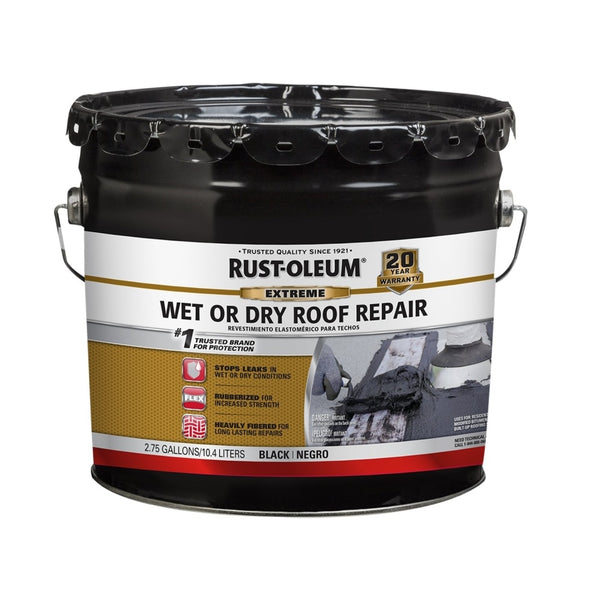 Rust-Oleum 351250 Wet Or Dry Roof Repair, 2.75 Gallon