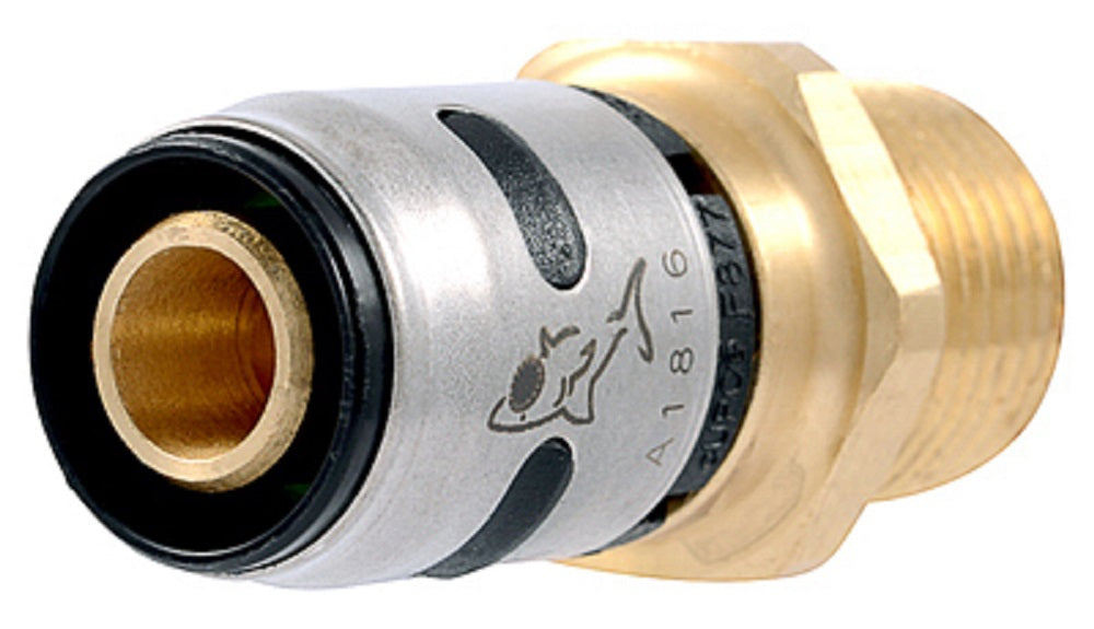 SharkBite K120A Evopex Push To Connect Male Connector, 1/2" Dia