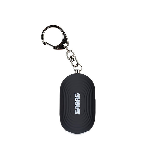 Sabre PA-LEDBK-02 Personal Alarm with LED Light and Snap Hook, Black