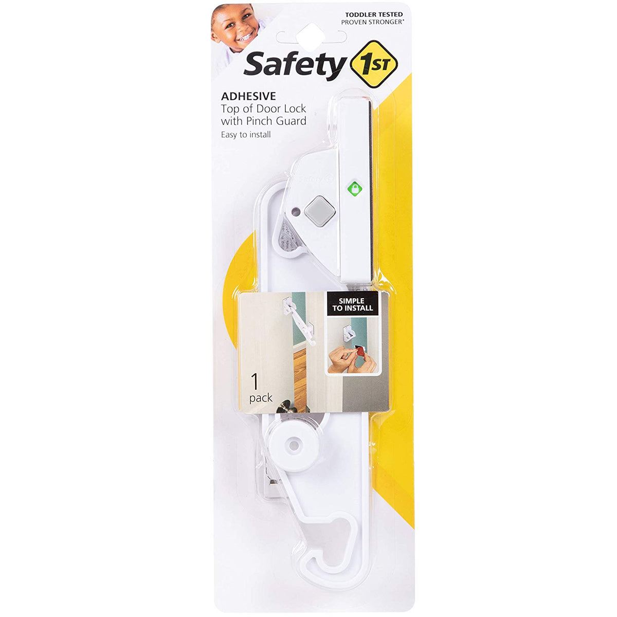 Safety 1st HS311 Top Of Door Lock, White