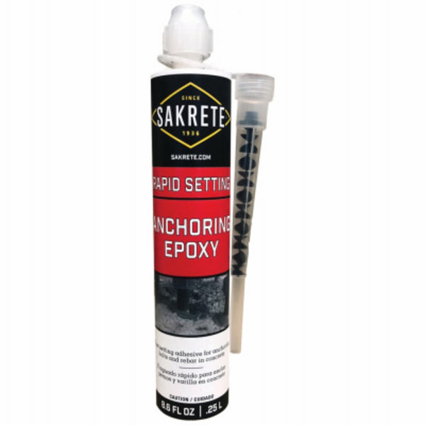 Sakrete 60200221 Fast Setting Anchoring Epoxy, 8.6 Oz