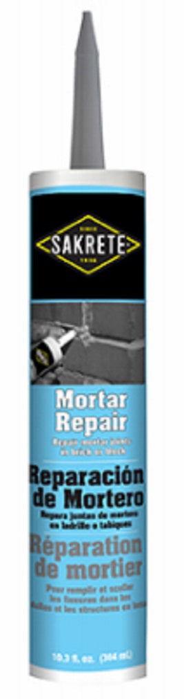 Sakrete 65450016 Mortar Repair Caulk Tube, 10.3 Oz