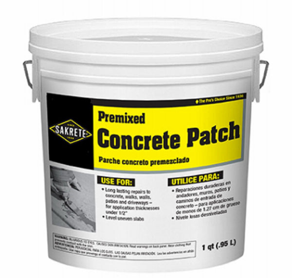 Sakrete 60205045 Pre-Mixed Concrete Patch, 1 Quart