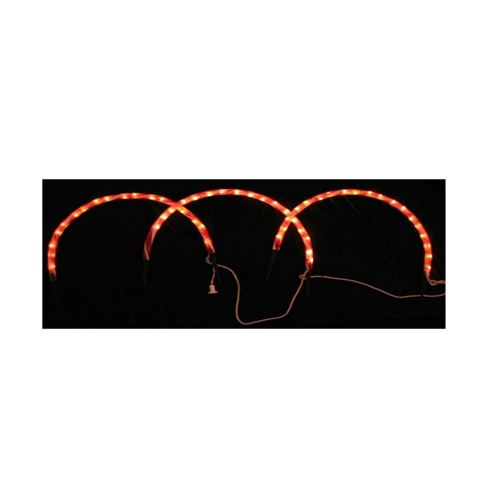 Santas Forest 58801 Candy Cane Christmas Pathway Marker, 12 Inch