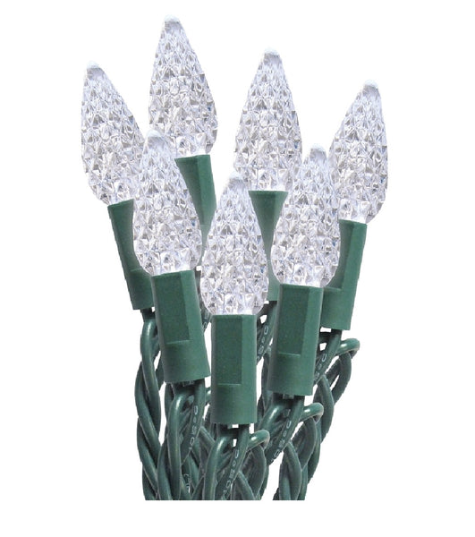 Santas Forest 29551 Christmas C6 String LED Lights, Cool White