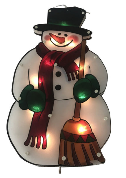 Santas Forest 36601 Christmas Double Sided Snowman, 18 Inch
