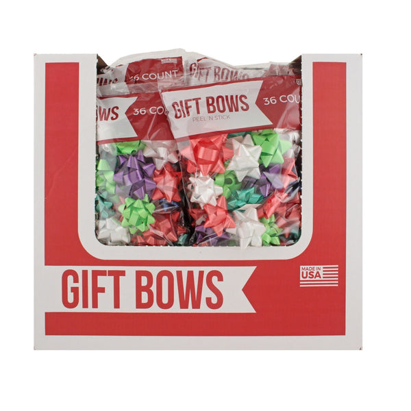 Santas Forest 68101 Christmas Gift Bow, Assorted Color