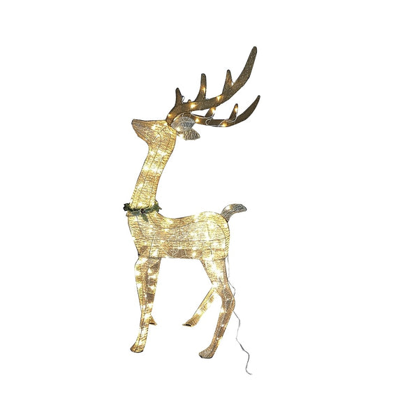 Santas Forest 62828 Christmas Glistening LED Buck, 4 Feet