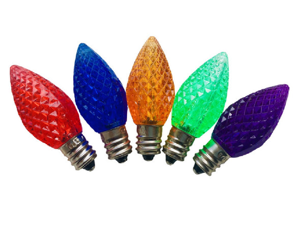 Santas Forest 24770 Christmas LED C7 Light Bulb, 120 Volt