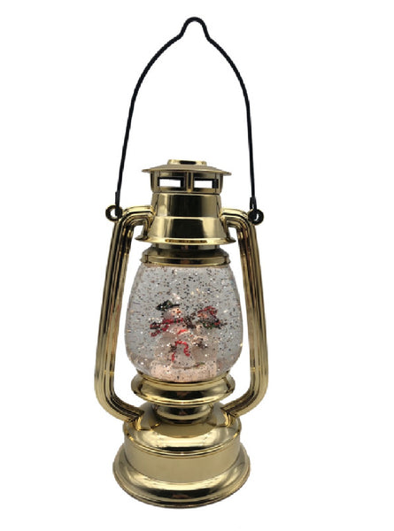 Santas Forest 21607 Christmas Lantern Acry Prelit, Silver