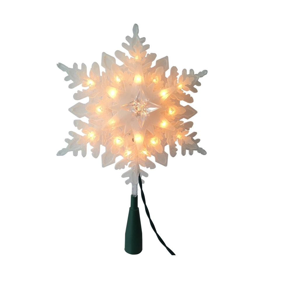 Santas Forest 36629 Christmas Snowflake Tree Top
