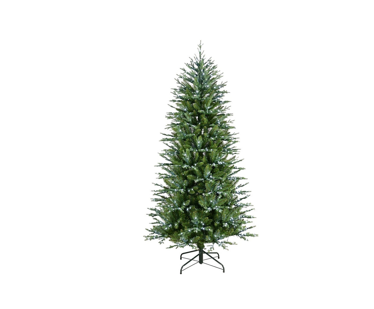 Santas Forest 29871 Christmas Tree Victorian, Pre-Lit, Micro Dot, 7 ft