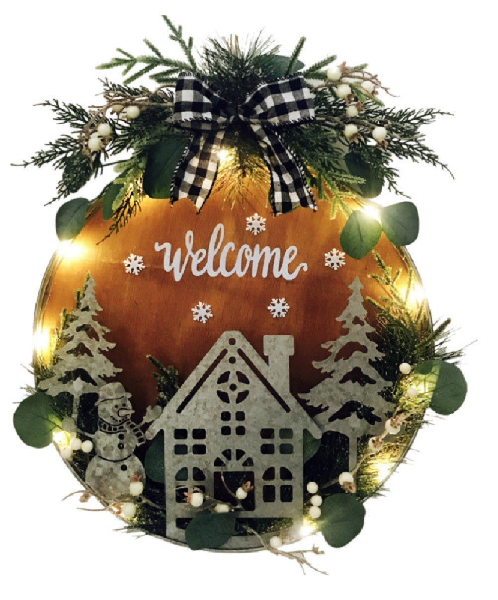 Santas Forest 22509 Die Cut Christmas Wall Silhoette, 16 Inch