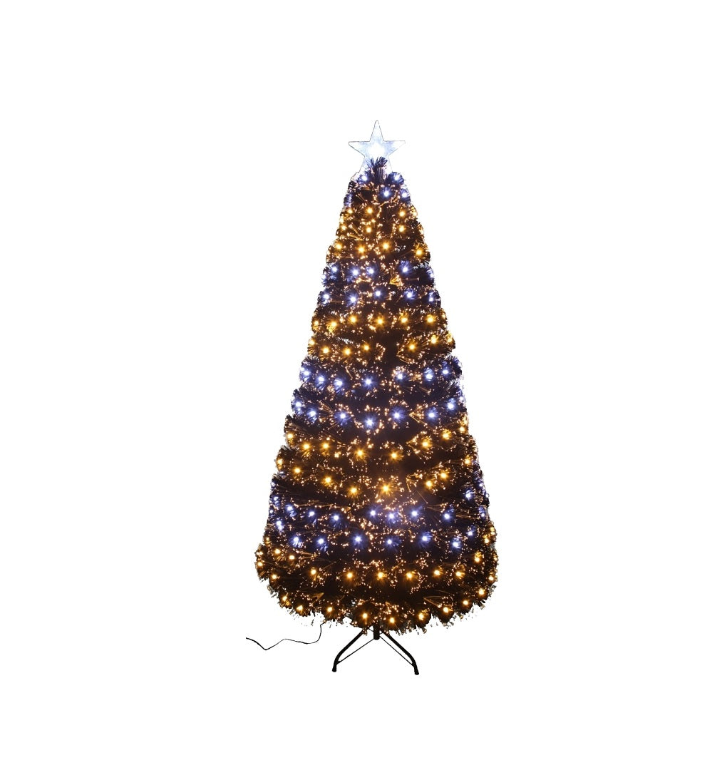 Santas Forest 54860 Fiber Optic Christmas Tree, White Light