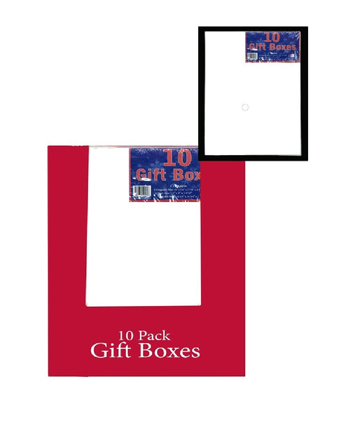 Santas Forest IG156026/69549 Christmas Folding Gift Box, Paper, White