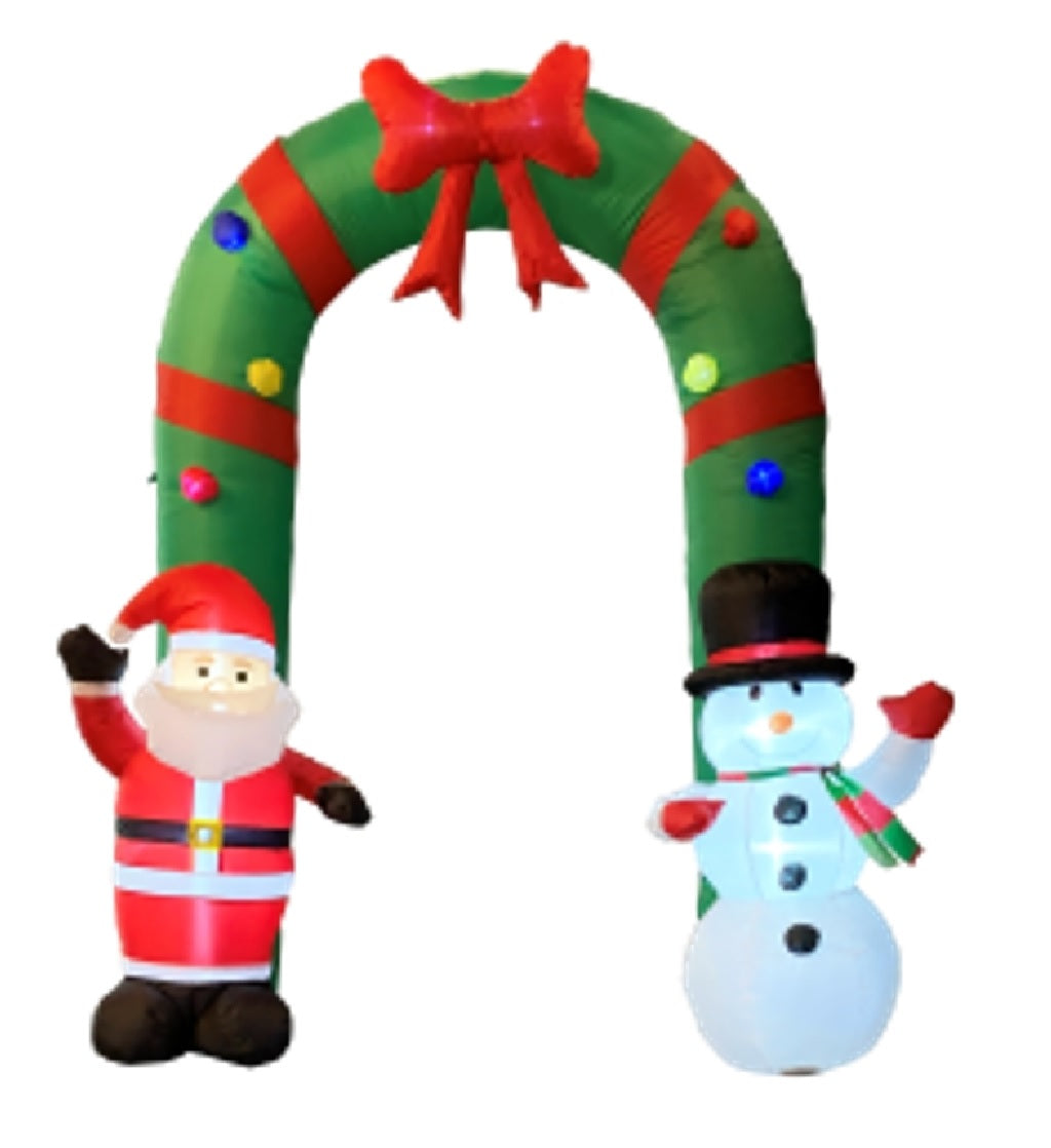 Santas Forest 90706 Inflatable Christmas Arch, 8 Feet