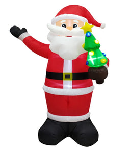 Santas Forest 90610 Inflatable Christmas Santa, 8 Feet