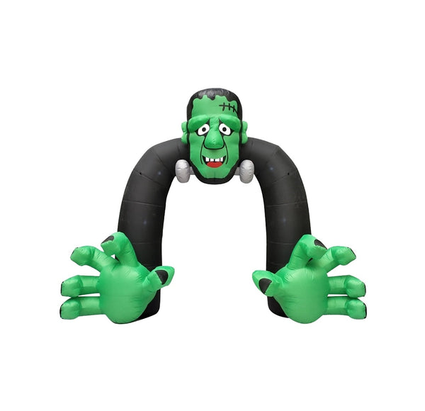 Santas Forest 90837 Inflatable Halloween Monster Archway, Green, 13 Ft