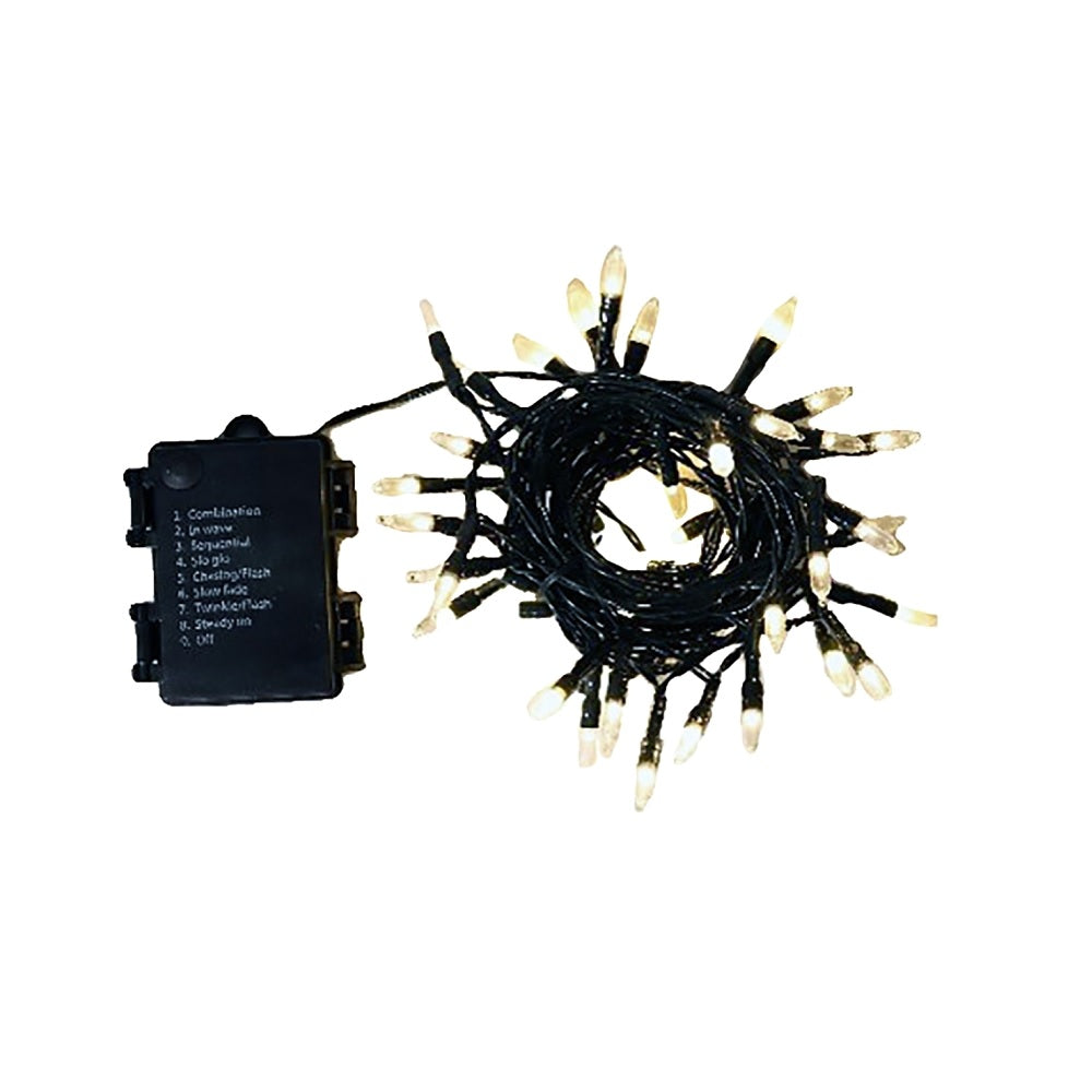 Santas Forest 03721 Mini LED Christmas Lights, Green