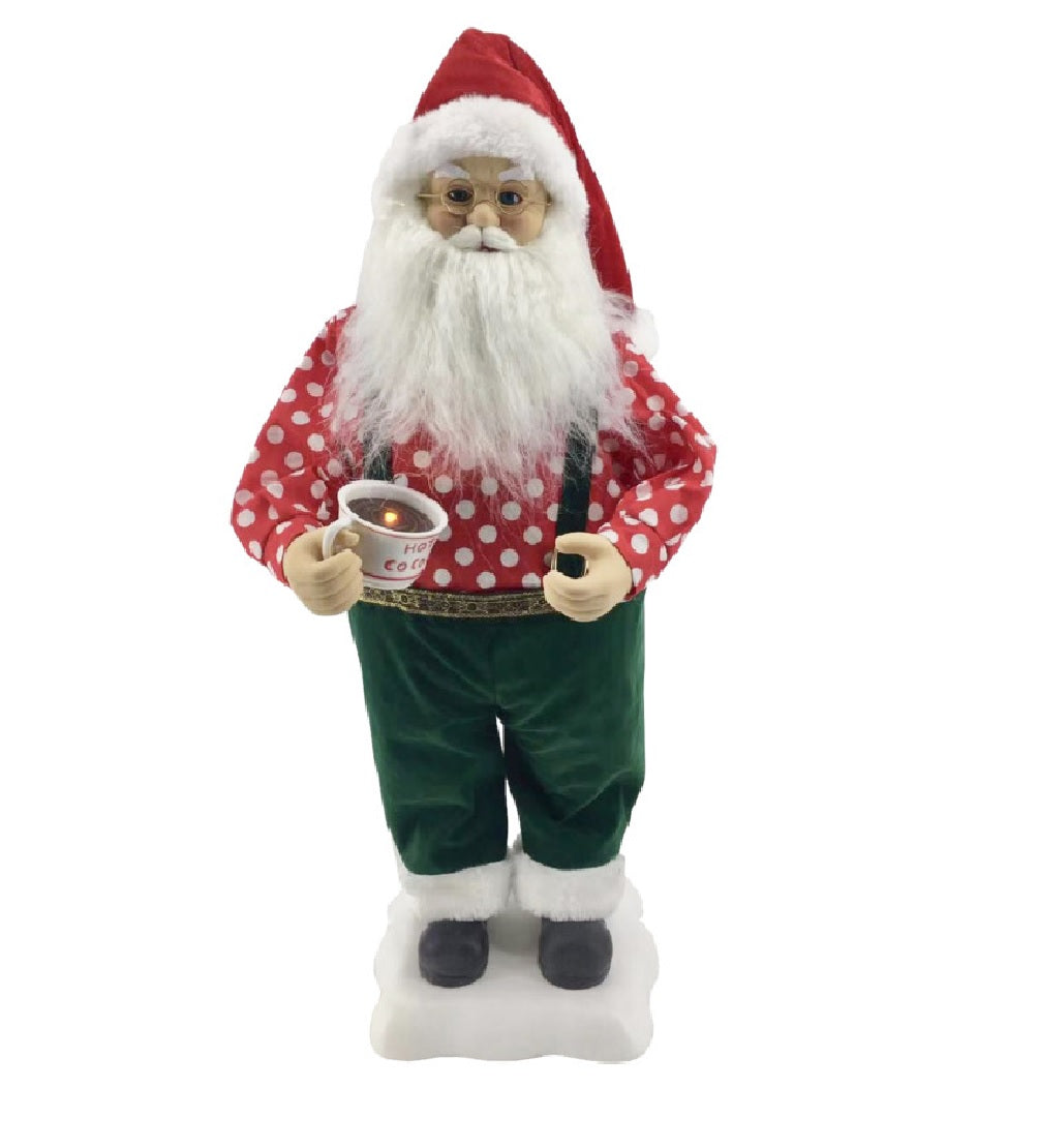 Santas Forest 36505 Musical Animated Christmas Santa, 24 Inch