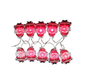 Santas Forest 57809 Santa String Lights, Plastic
