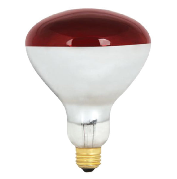 Satco S4998 R40 Heat Lamp Bulb, 250 Watt