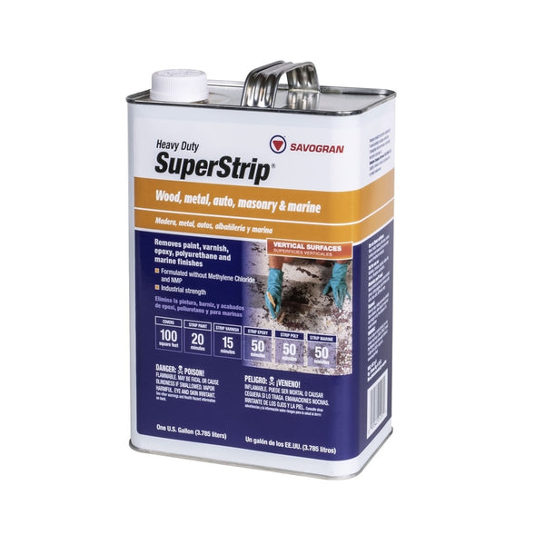 Savogran 01253 Heavy Duty SuperStrip Paint/Varnish Remover, 1 Gallon