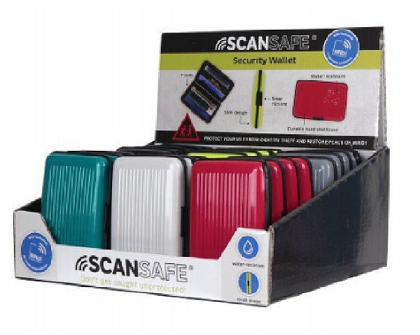 ScanSafe AW2-24 Security Wallet, Aluminum, Assorted