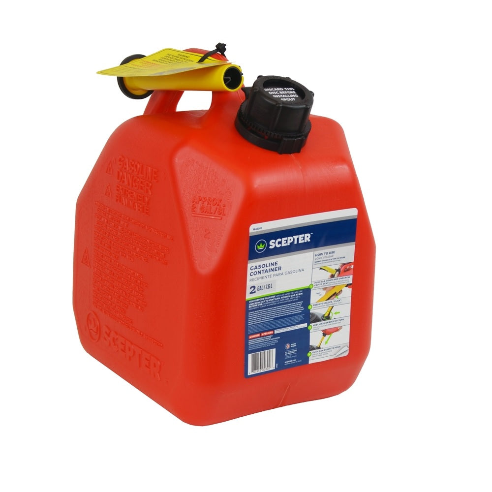 Scepter FG4G211 Flo n' go Gas Can, 2 Gallon