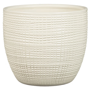 Scheurich 58649 Ceramic Vase Flower Pot, Vanilla Cream