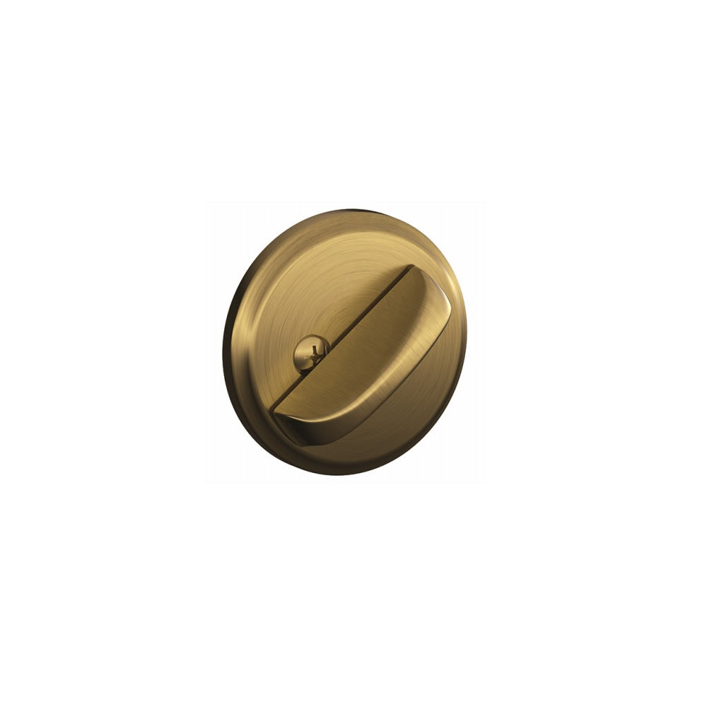 Schlage B60NG609 Single Cylinder Deadbolt Lock, Antique Brass