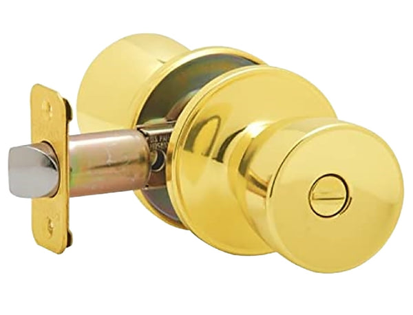 Schlage J40VBYR605 Privacy Door Locks Knob, Brass