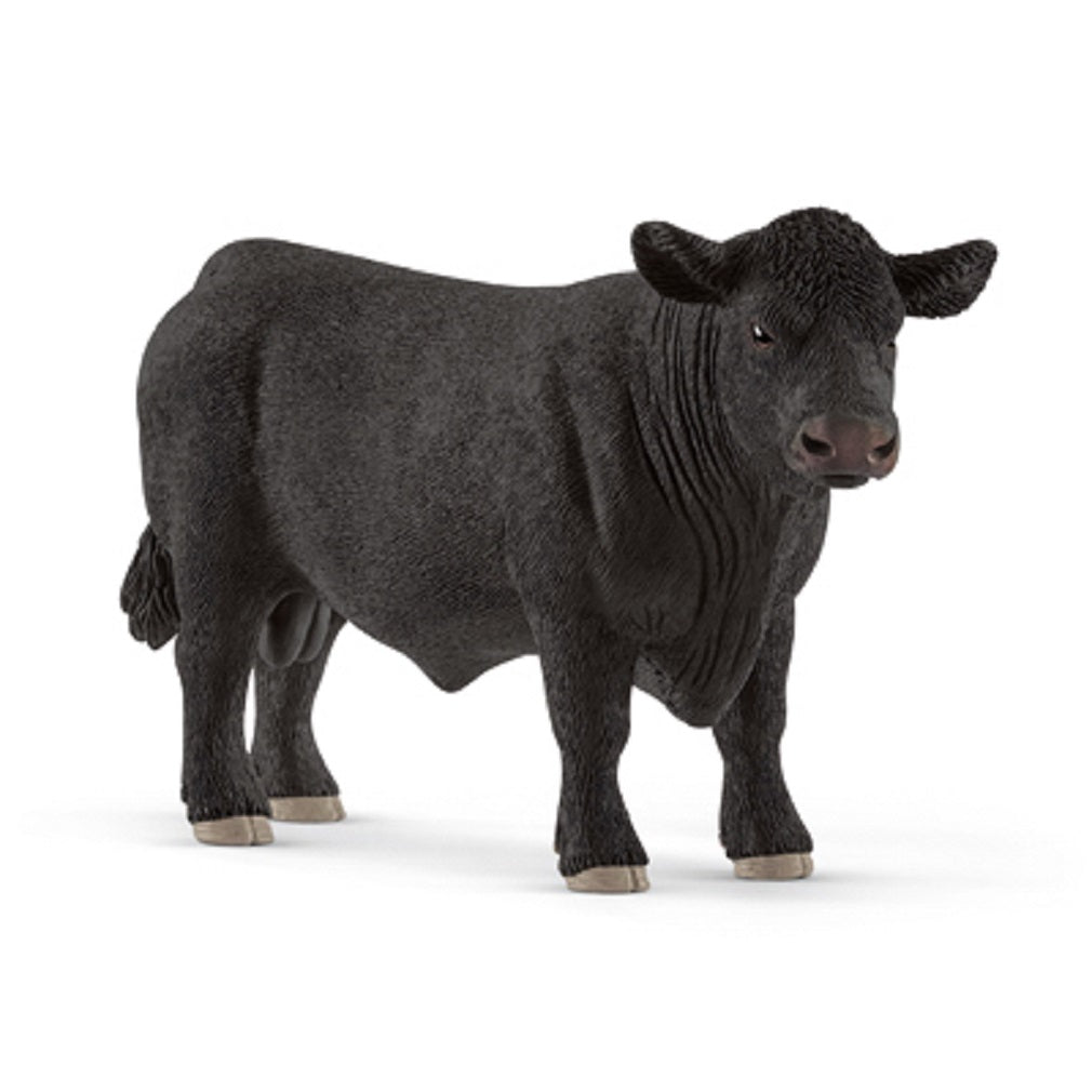 Schleich 13879 Angus Bull, Vinyl Plastic, Black