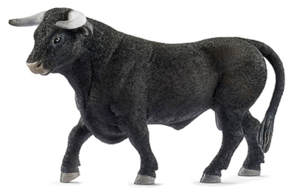 Schleich 13875 Black Bull Toy Figurine, Black