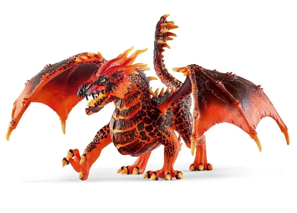 Schleich 70138 Eldrador Lava Dragon Toy Animal Figurine, Plastic
