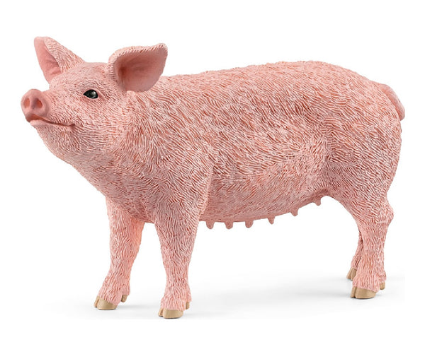 Schleich 13933 Figurine Pig Toy, Plastic