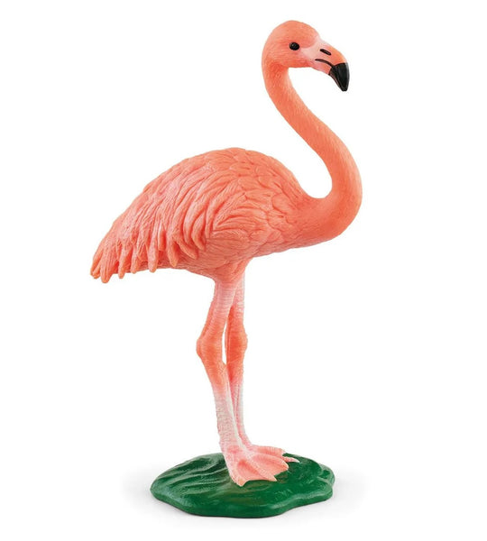 Schleich 14849 Flamingo Toy Animal Figure, Pink