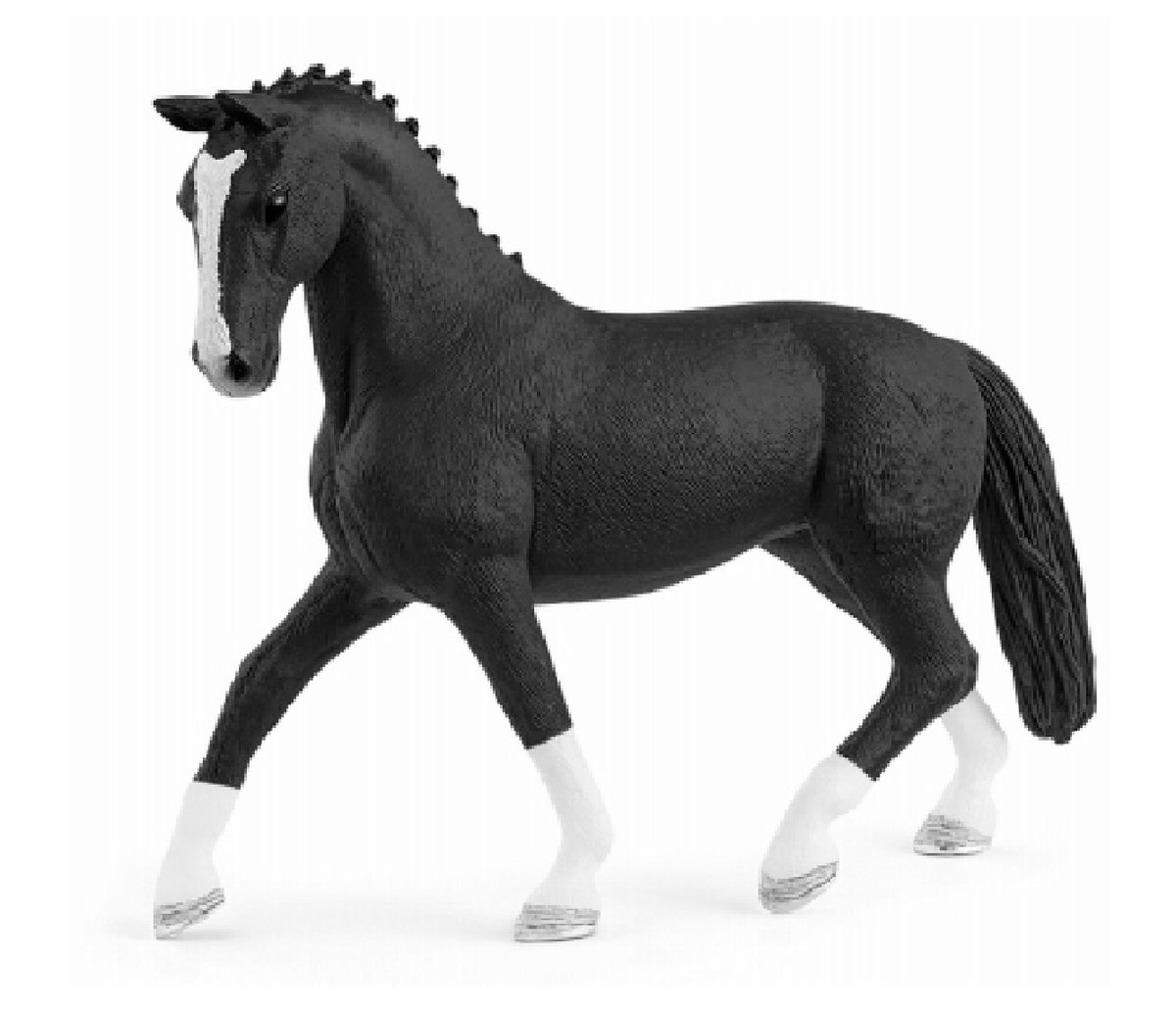 Schleich 13927 Hanoverian Mare Toy Animal Figurine, Black