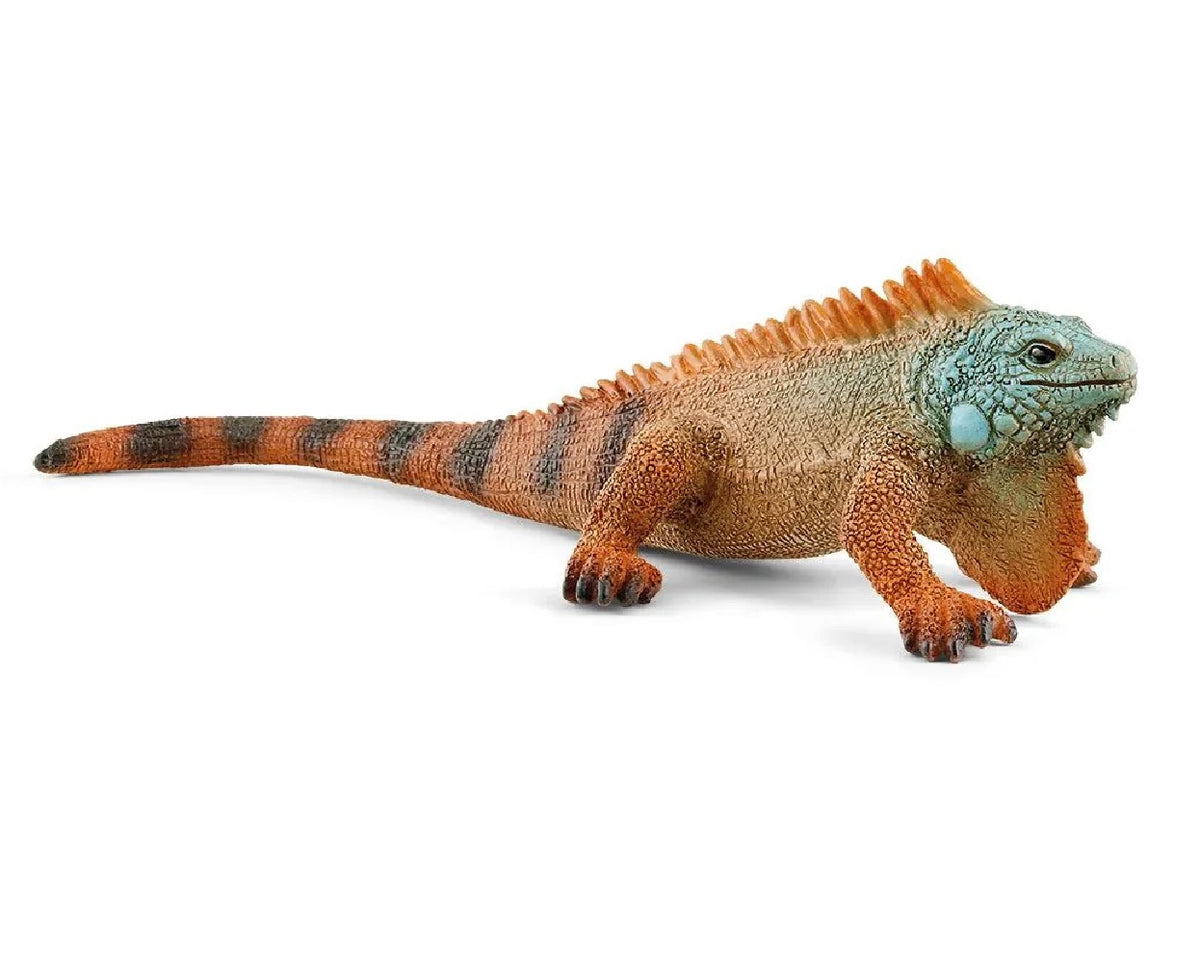 Schleich 14854 Iguana Toy Animal Figurine, Multi Color