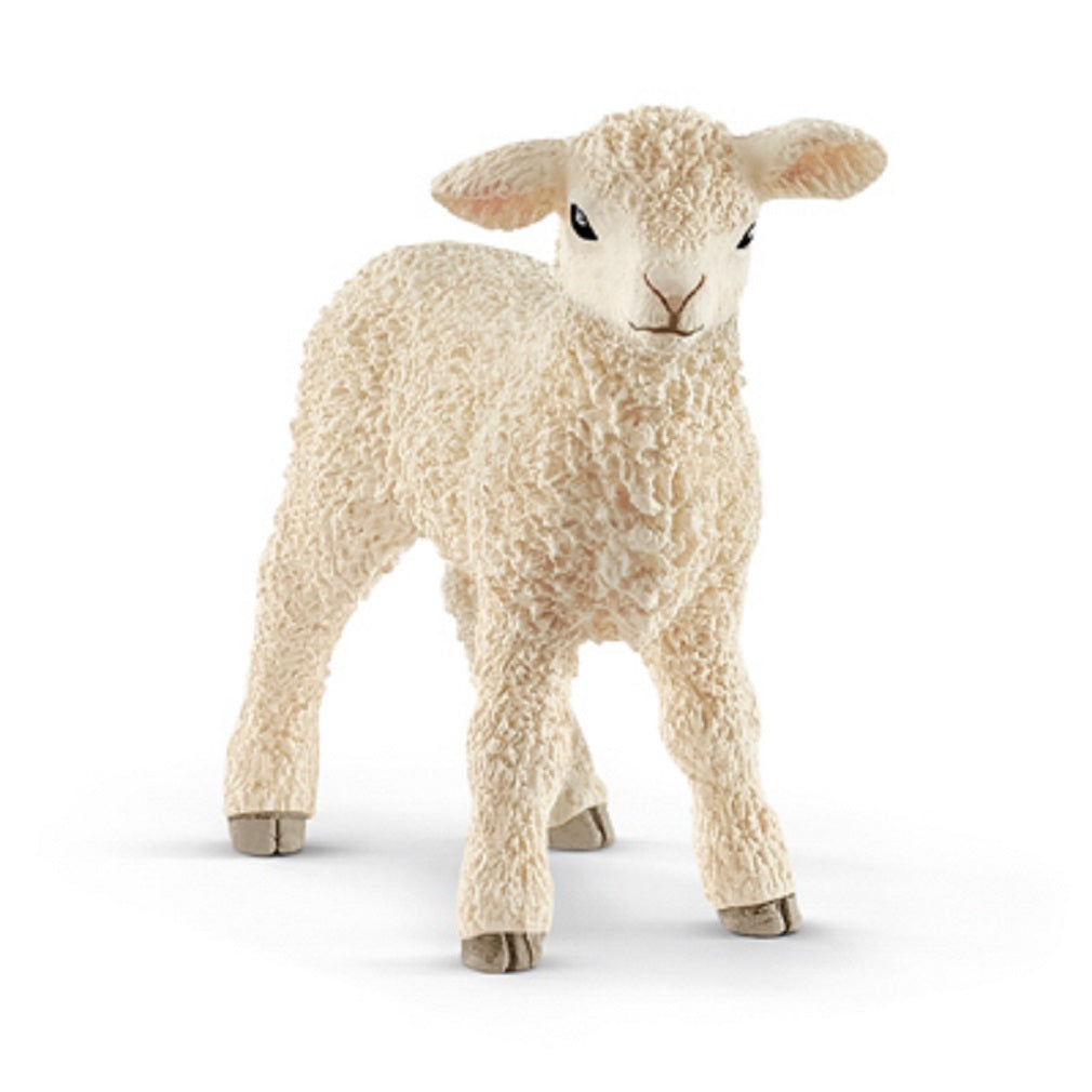 Schleich 13883 Lamb, Vinyl Plastic, White