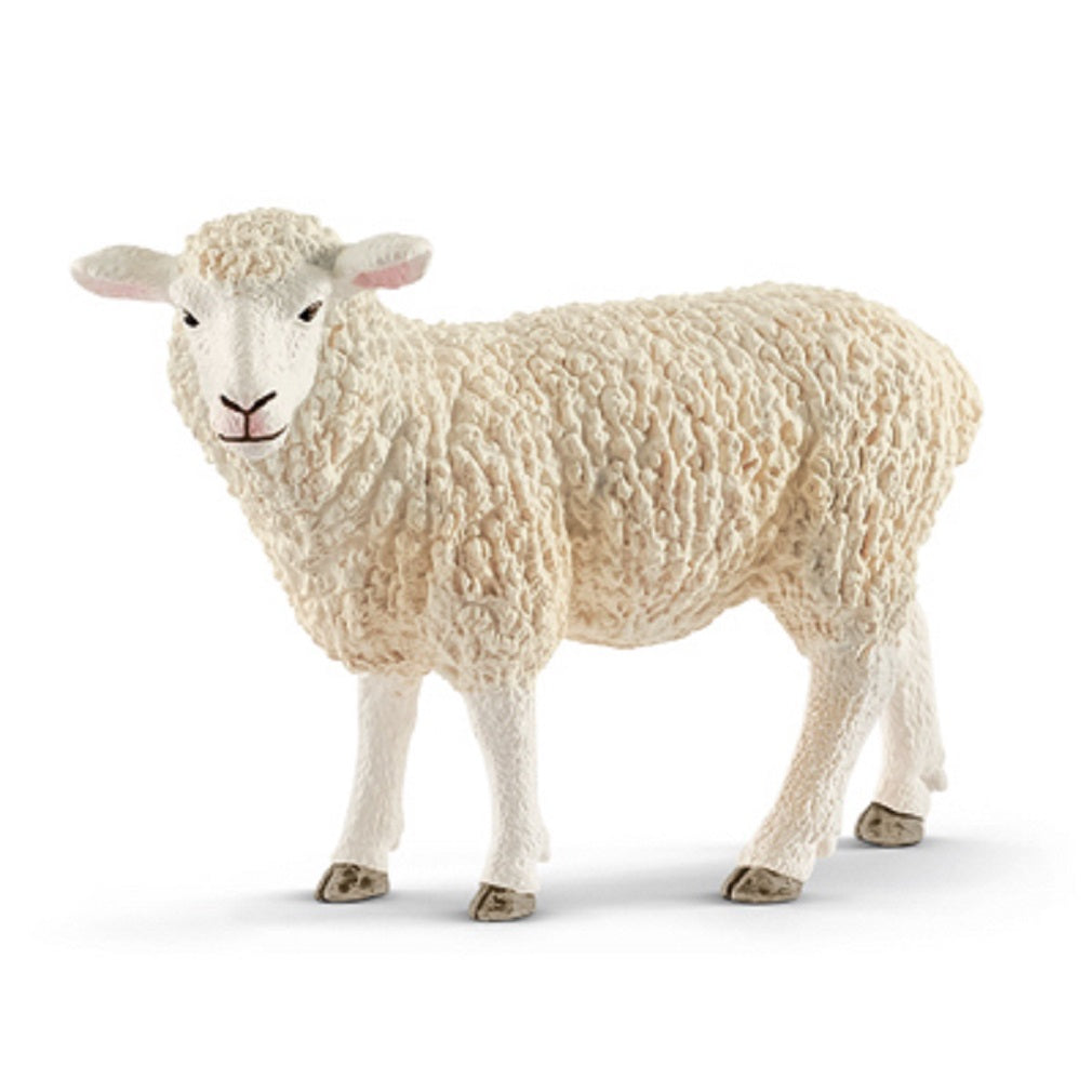 Schleich 13882 Sheep, Vinyl Plastic, White