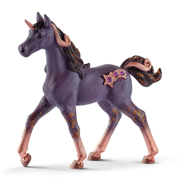Schleich 70580 Shooting Star Unicorn Foal Toy Animal Figurine, Plastic