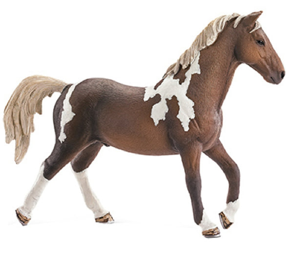 Schleich 13909 Trakehner Stallion Toy Figure, Brown & White