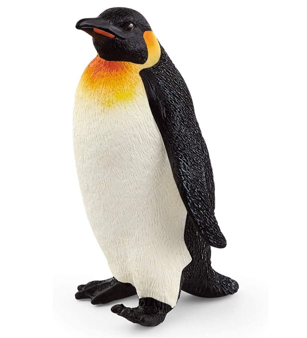 Schleich 14841 Wild Life Emperor Penguin, Black & White