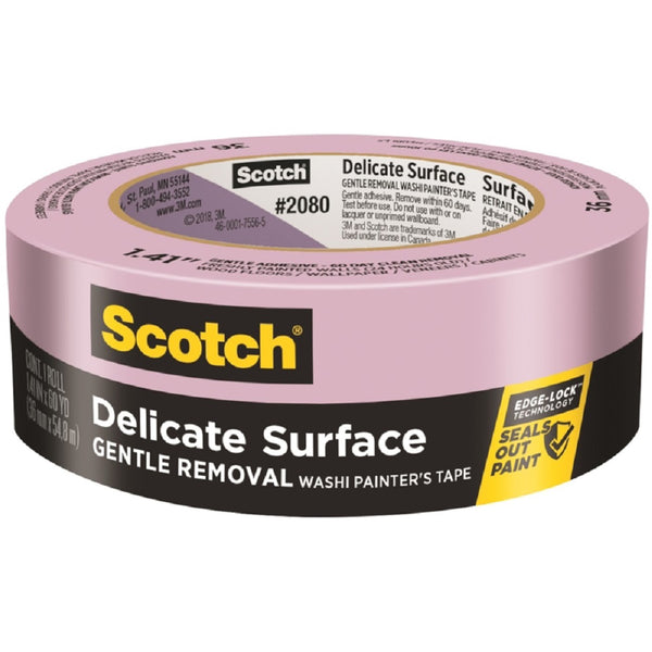 Scotch 2080-36NC Medium Strength Painter's Tape, 60 yd, Purple